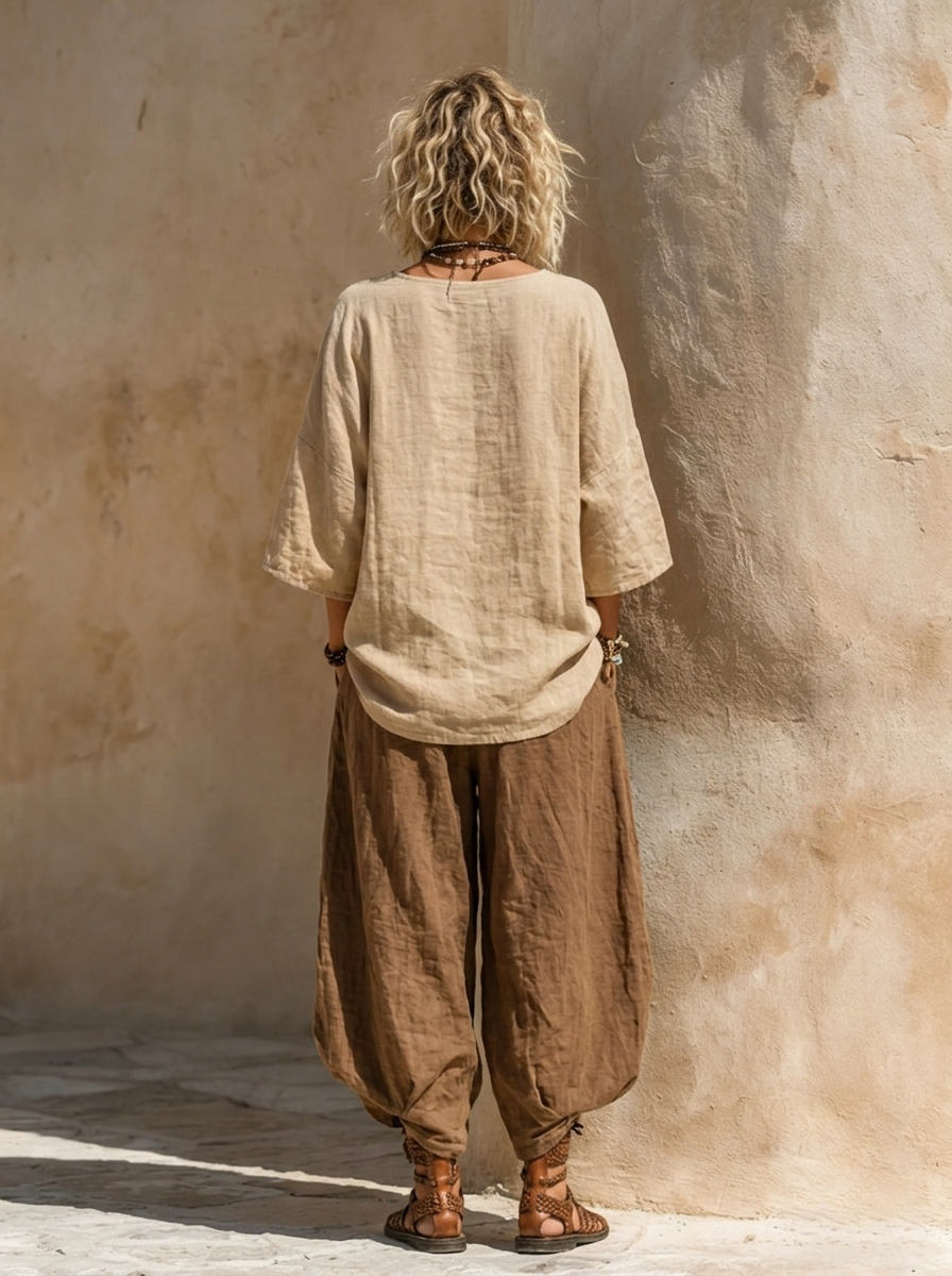 Margaret | Conjunto de Impressão Artística Boémia Nómada em Três Peças