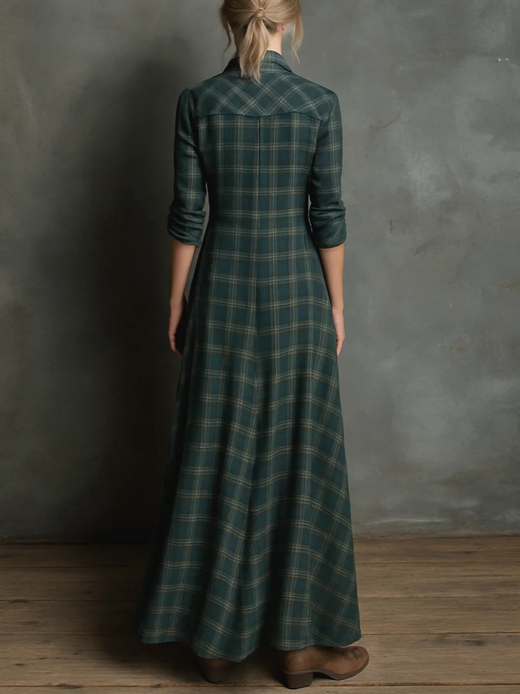 Lídia - Vestido longo de camisa