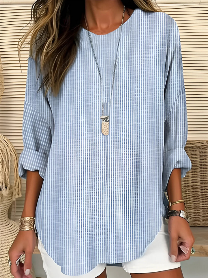 Olivia | Blusa riscada trendy