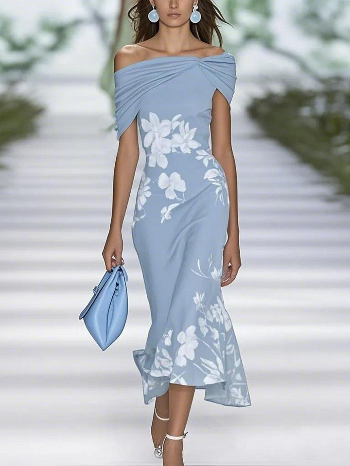 Frederique | Vestido elegante com estampa floral