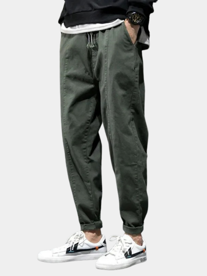BERGLAUF | CALÇAS DE JOGGING MASCULINAS COM PERNA LARGA