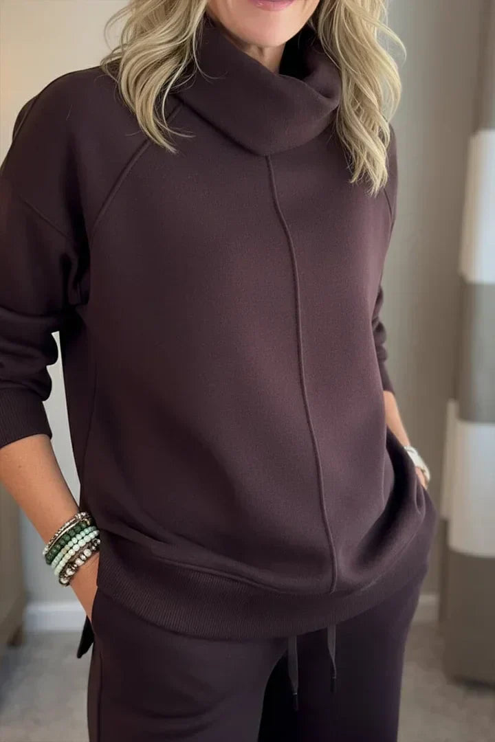 Quinn – Conjunto Casual de Turtleneck