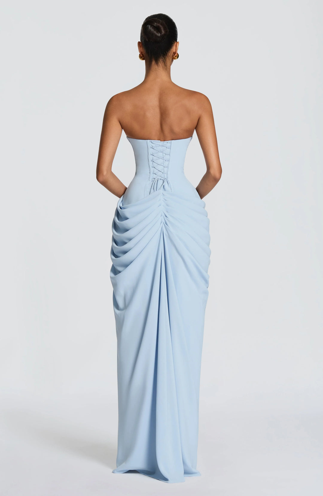 Adriana - Vestido Longo Drapeado com Fenda