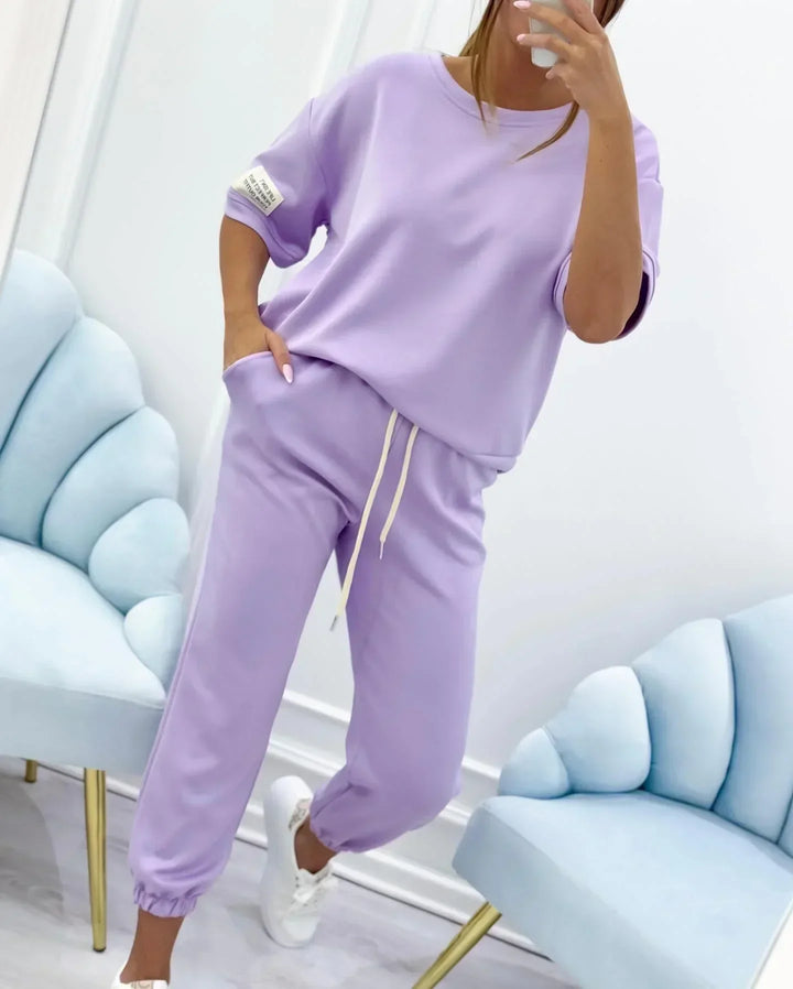 Hadley – Conjunto Casual de Algodão e Linho
