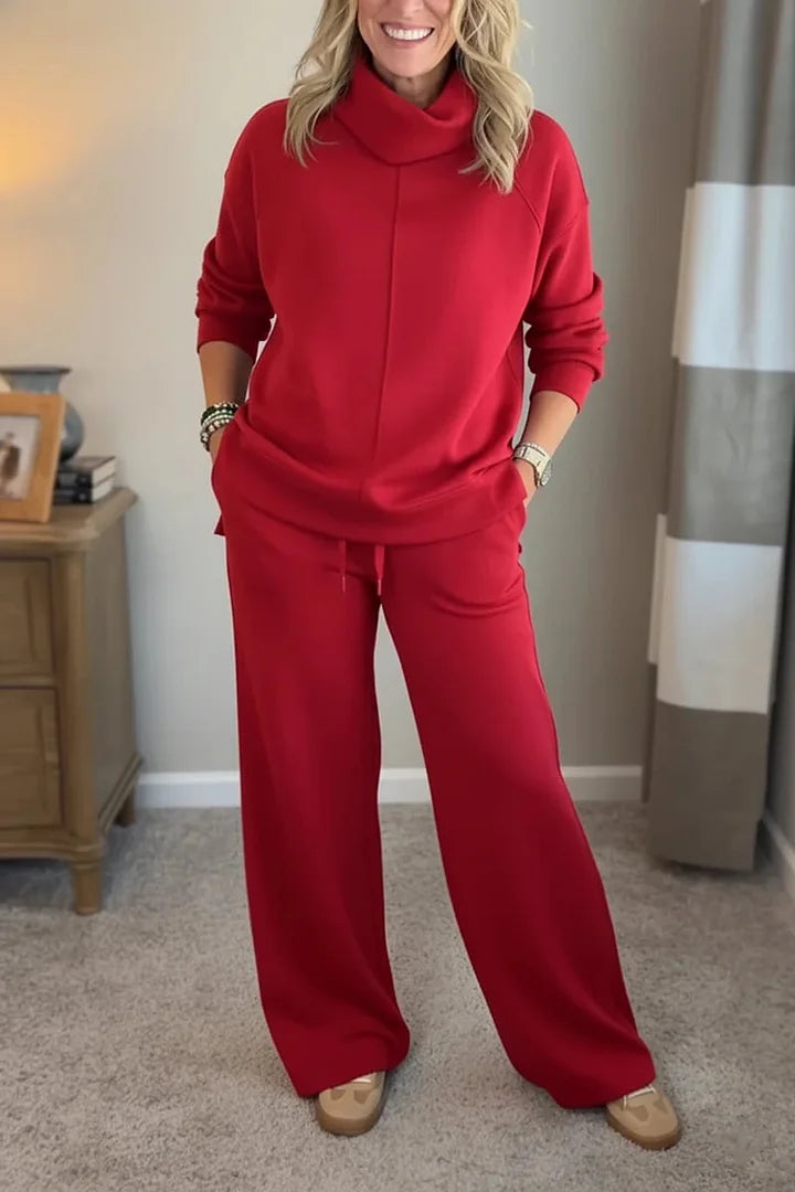 Quinn – Conjunto Casual de Turtleneck