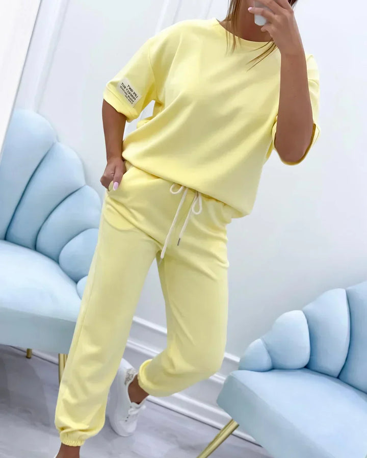 Hadley – Conjunto Casual de Algodão e Linho