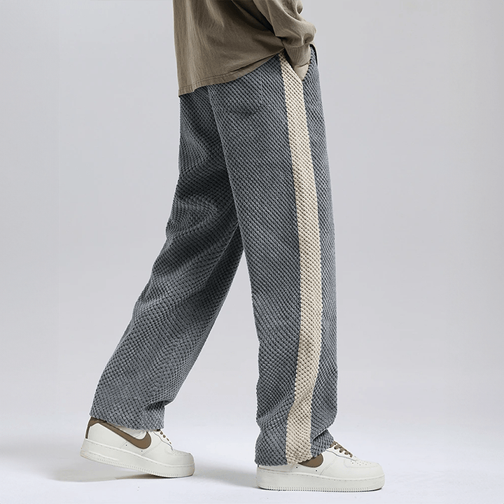Caspar | Calças de Jogging em Waffelcord