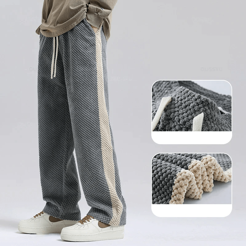 Caspar | Calças de Jogging em Waffelcord
