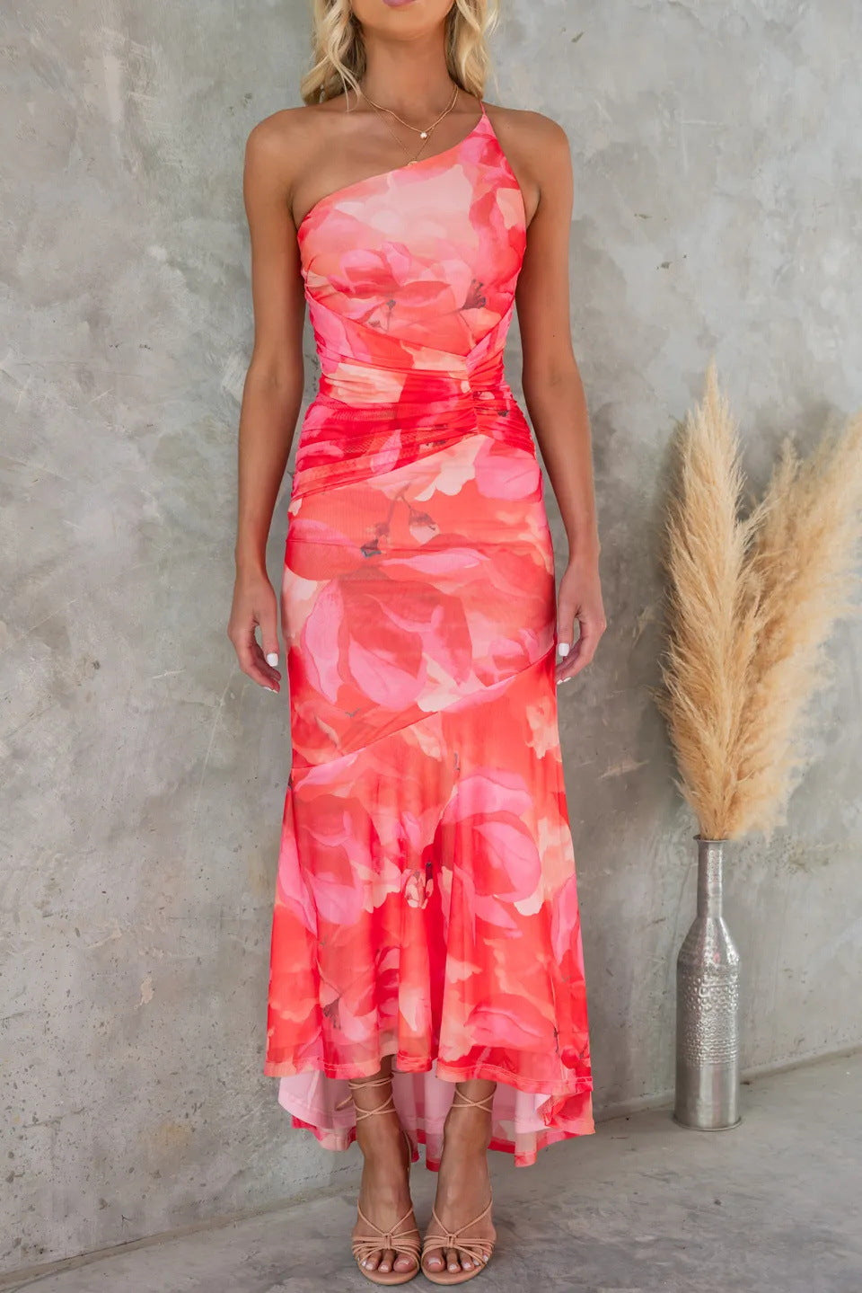 Layla™ | Vestido Plissado Lateral
