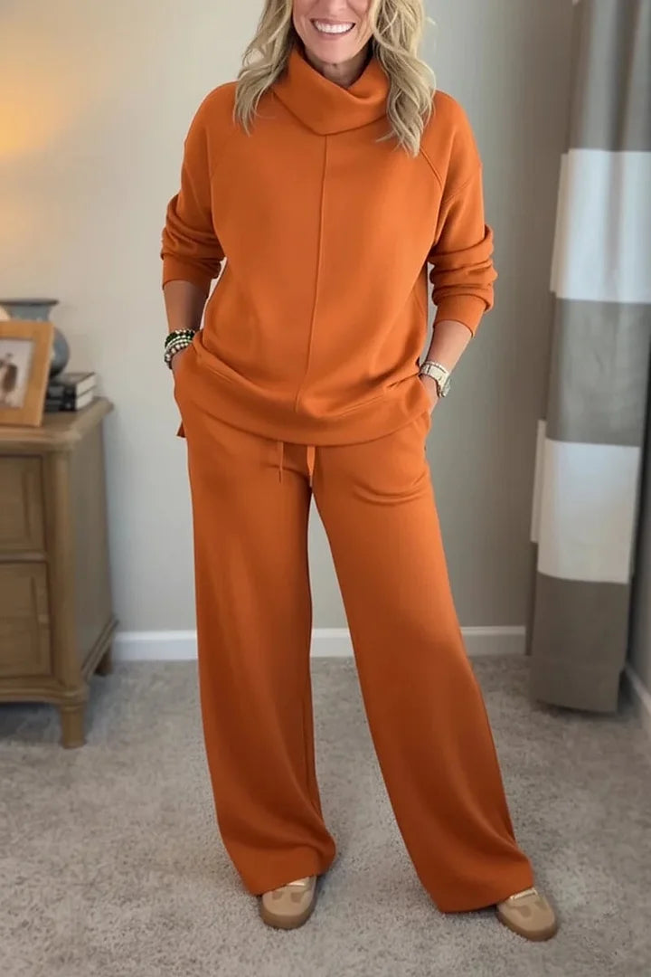 Quinn – Conjunto Casual de Turtleneck