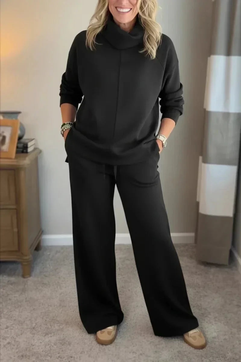 Quinn – Conjunto Casual de Turtleneck