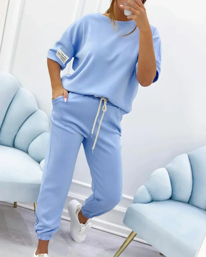 Hadley – Conjunto Casual de Algodão e Linho
