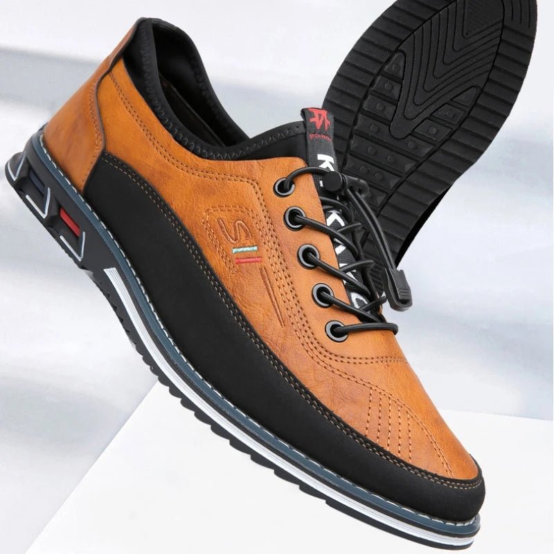 Felix | Sapatos de Couro Ortopédicos Feitos à Mão