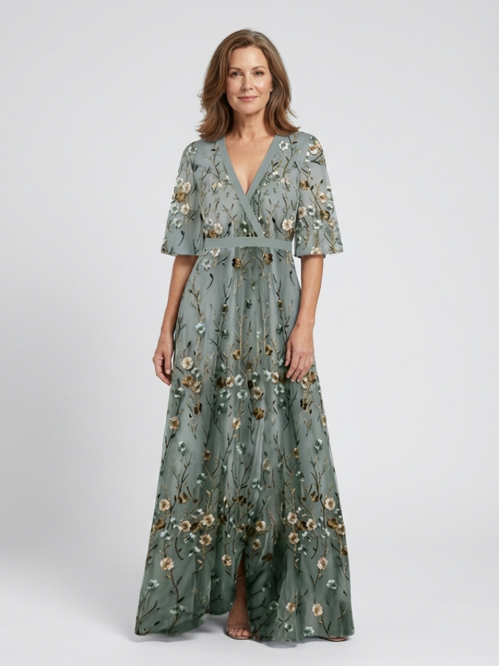 EVADNE | VESTIDO MAXI FLORAL