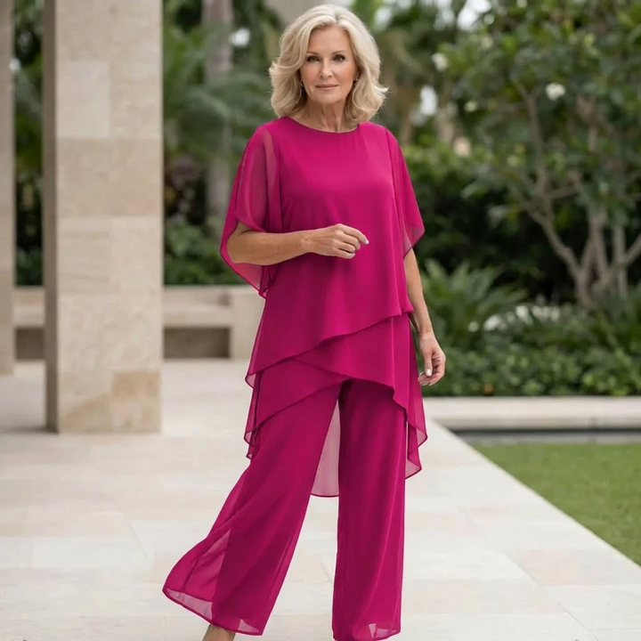 Saskia – Conjunto de Palazzo em Camadas