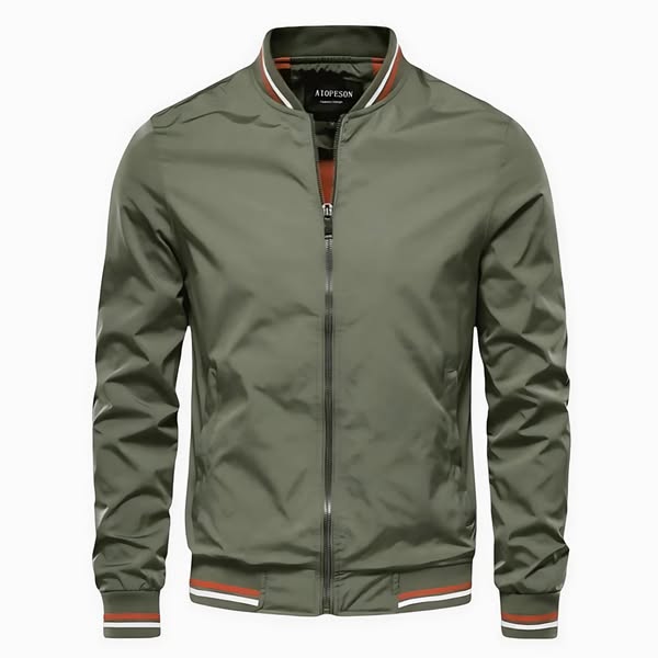 Hans | Moda Bomber Jacket de Transição