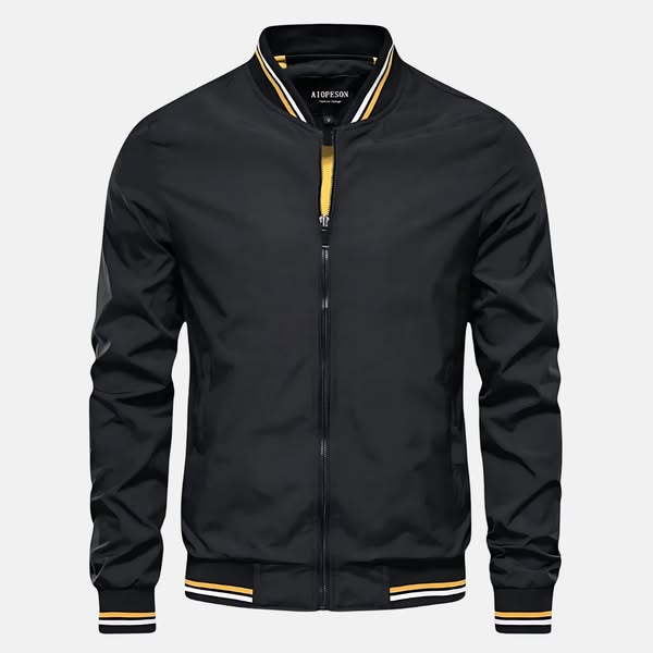 Hans | Moda Bomber Jacket de Transição