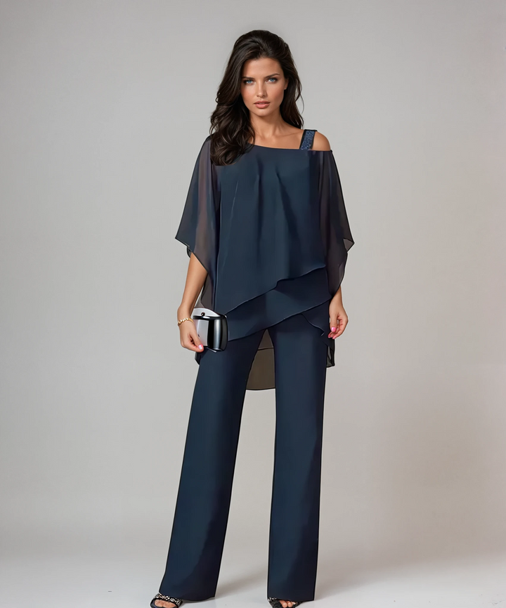 Mariella™ Conjunto de Dois Peças com Camadas