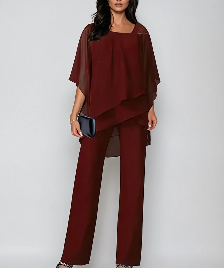 Mariella™ Conjunto de Dois Peças com Camadas