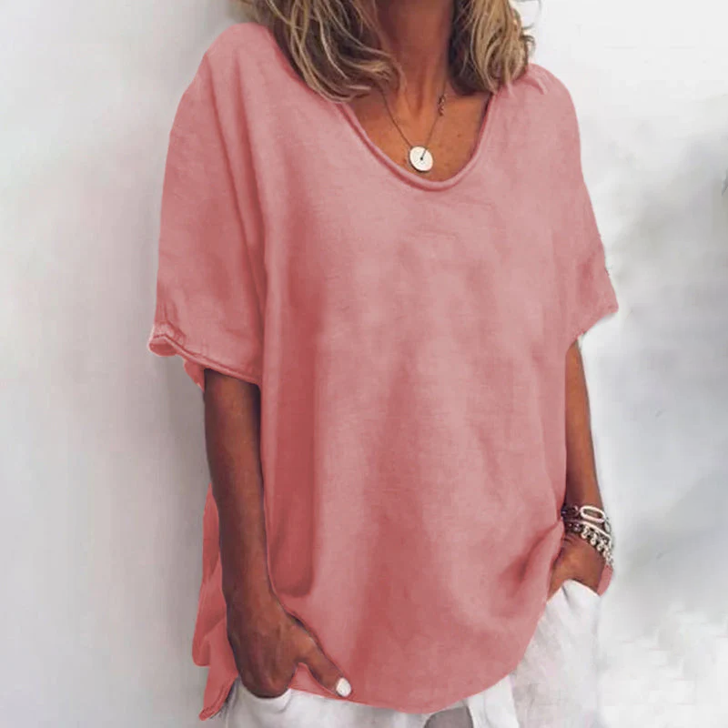 Irene | Top Casual Drapado Suave