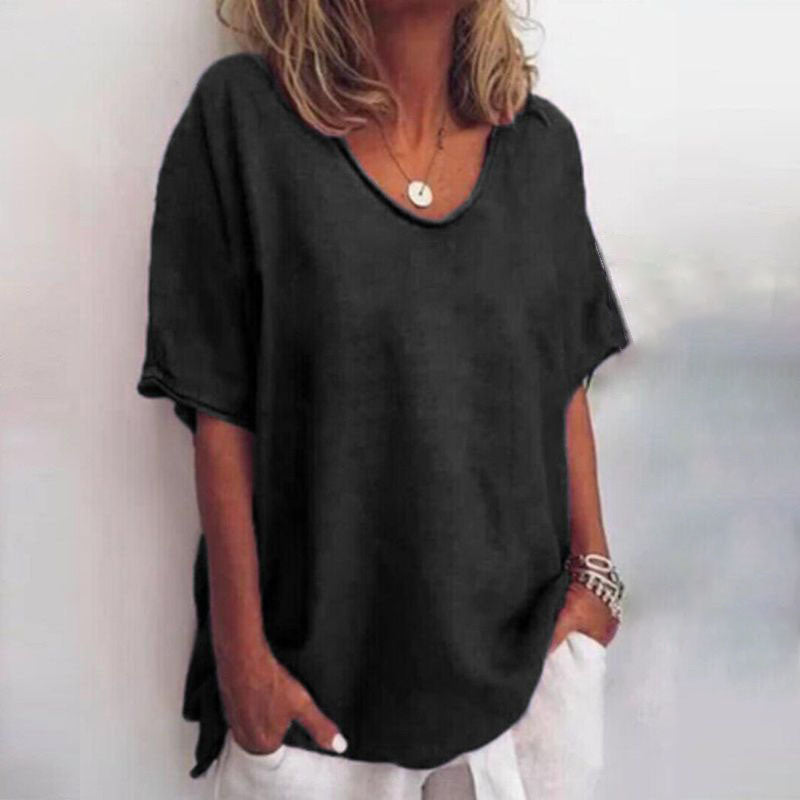 Irene | Top Casual Drapado Suave
