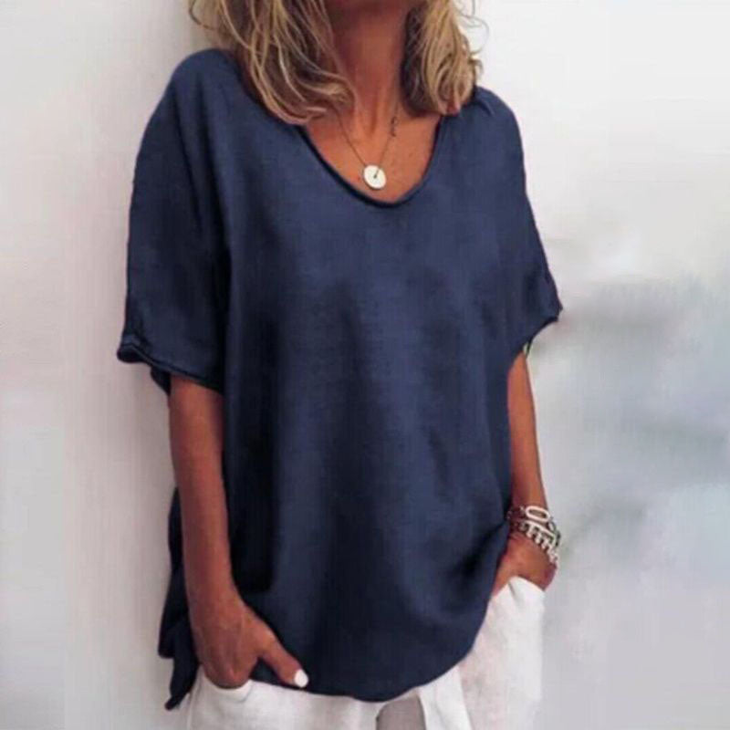 Irene | Top Casual Drapado Suave