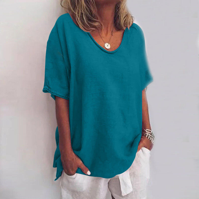 Irene | Top Casual Drapado Suave