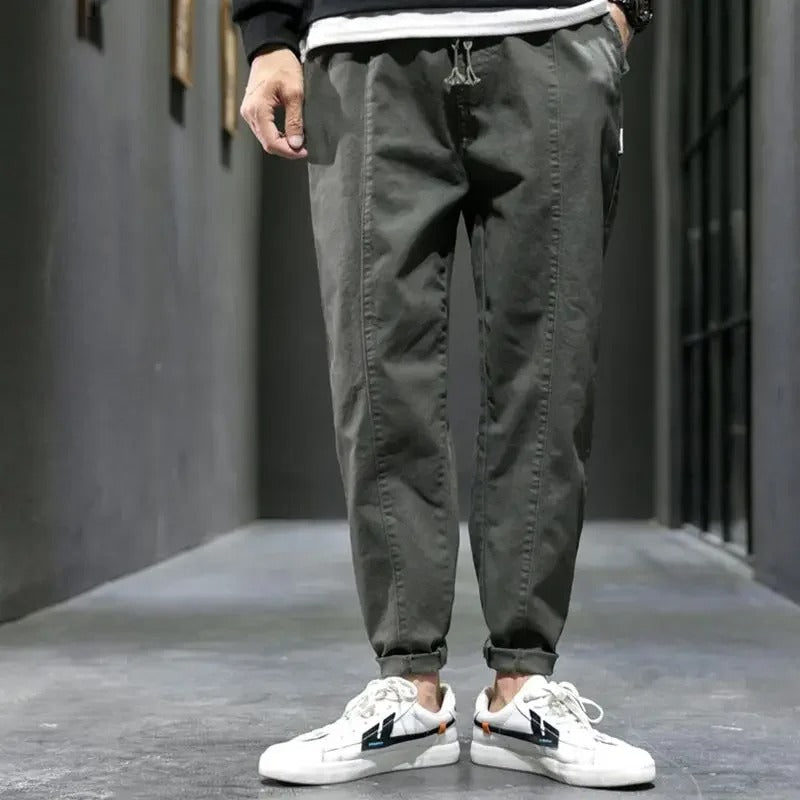 BERGLAUF | CALÇAS DE JOGGING MASCULINAS COM PERNA LARGA