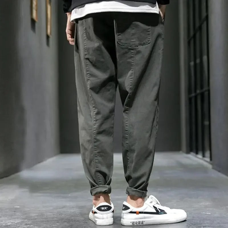BERGLAUF | CALÇAS DE JOGGING MASCULINAS COM PERNA LARGA