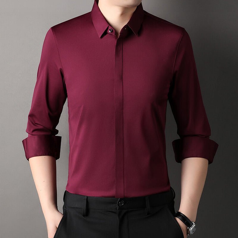Lukas | Camisa Stretch sem Rugas para Homens