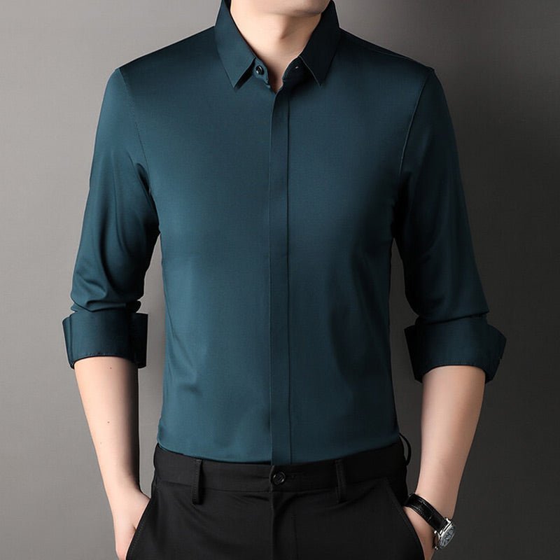 Lukas | Camisa Stretch sem Rugas para Homens