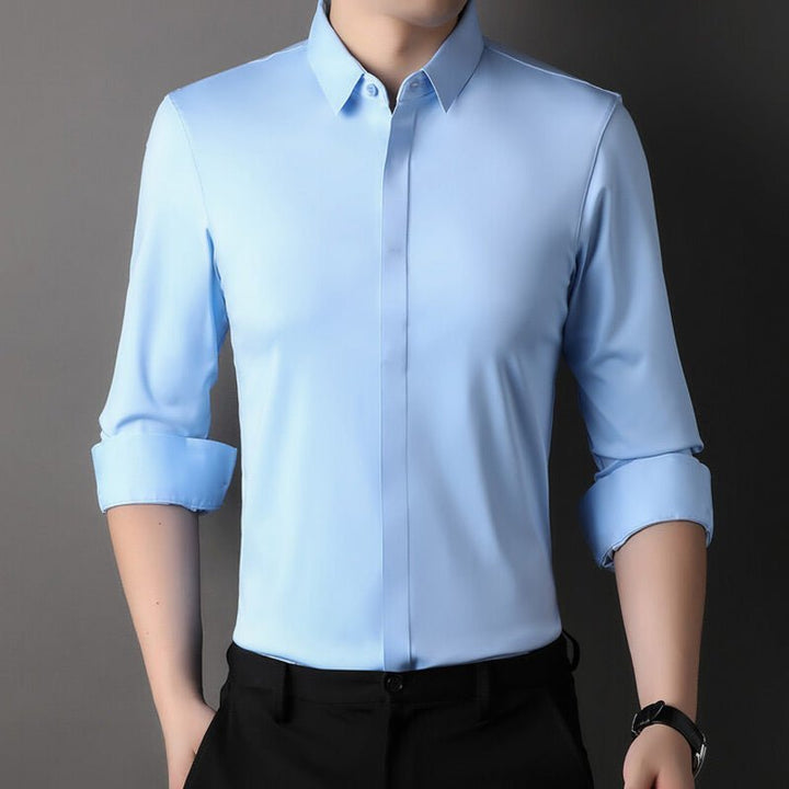 Lukas | Camisa Stretch sem Rugas para Homens
