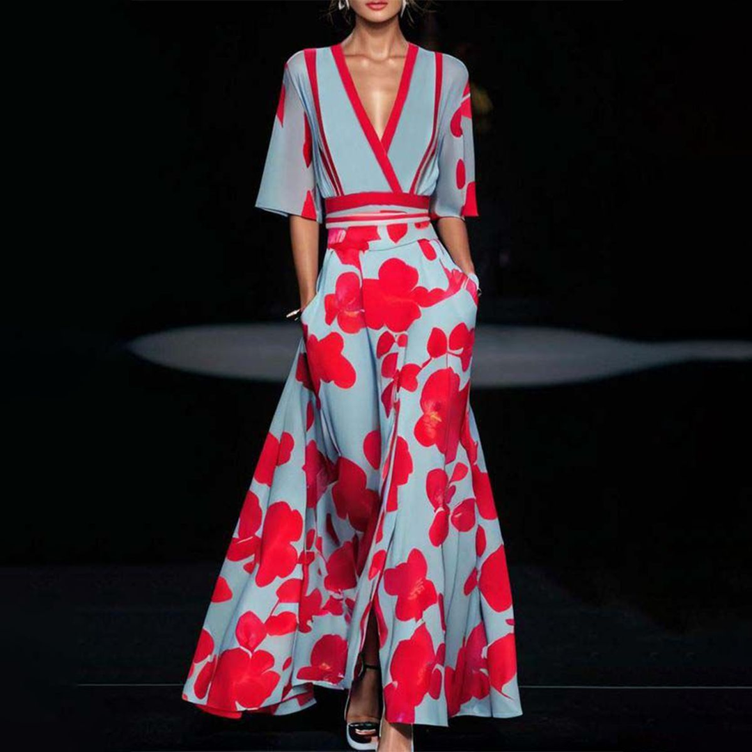Vestido Elegante de Viscose