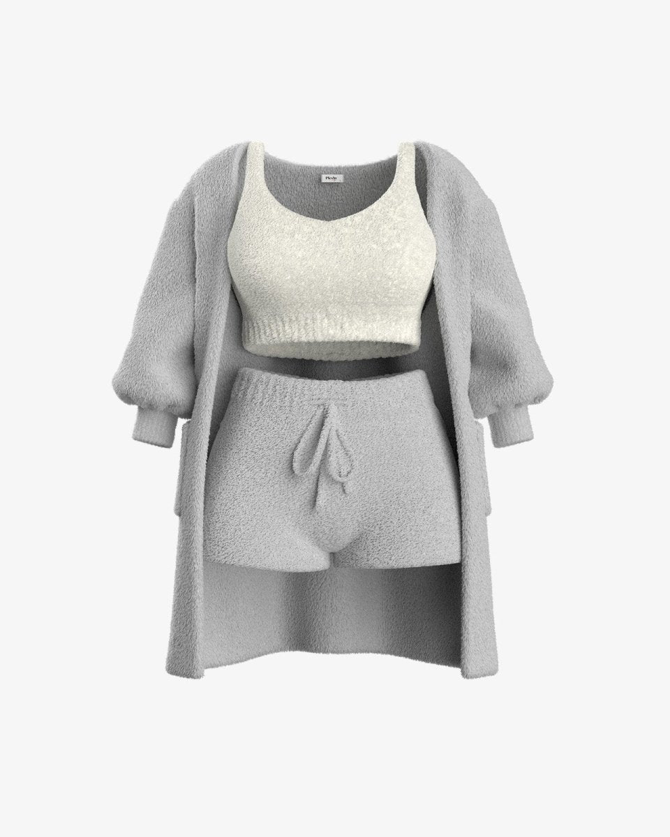 Tallulah – Conjunto de Pijama em Bouclé