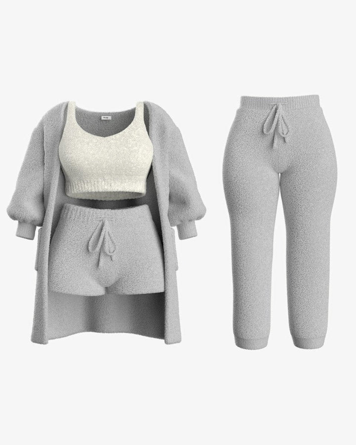 Tallulah – Conjunto de Pijama em Bouclé
