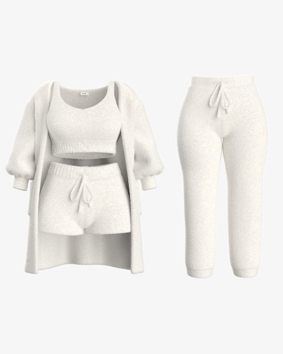 Tallulah – Conjunto de Pijama em Bouclé