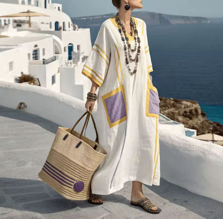 Vestido Longo Elegant Mary para um Look de Verão Estiloso