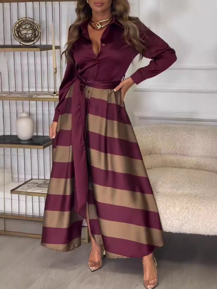 Vestido Maxi Listrado