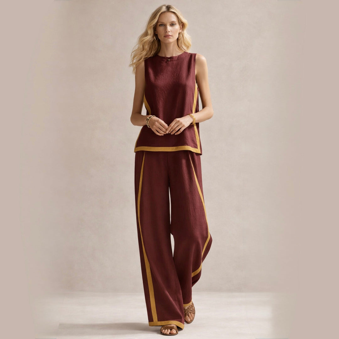 Sophie | Conjunto Elegante com Pernas Largas